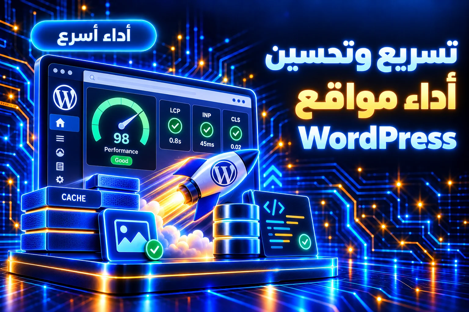 تسريع وتحسين أداء مواقع WordPress