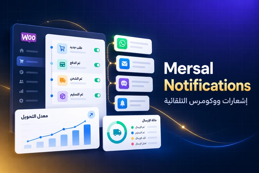 Mersal Notifications — إشعارات ووكومرس التلقائية