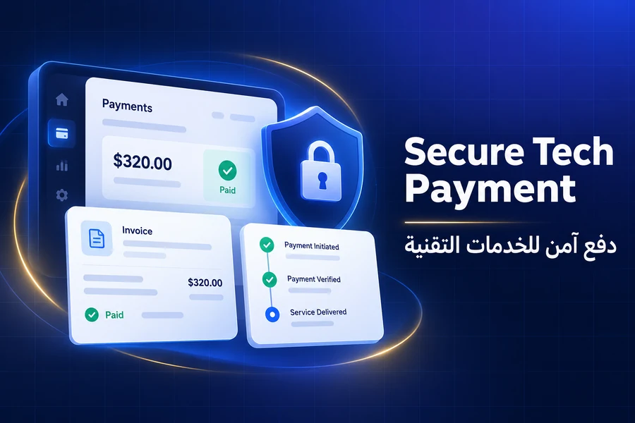 دفع مقابل خدمات تقنية