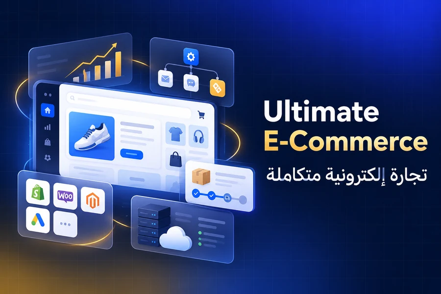 تصميم متاجر إلكترونية — خطة Ultimate E‑Commerce
